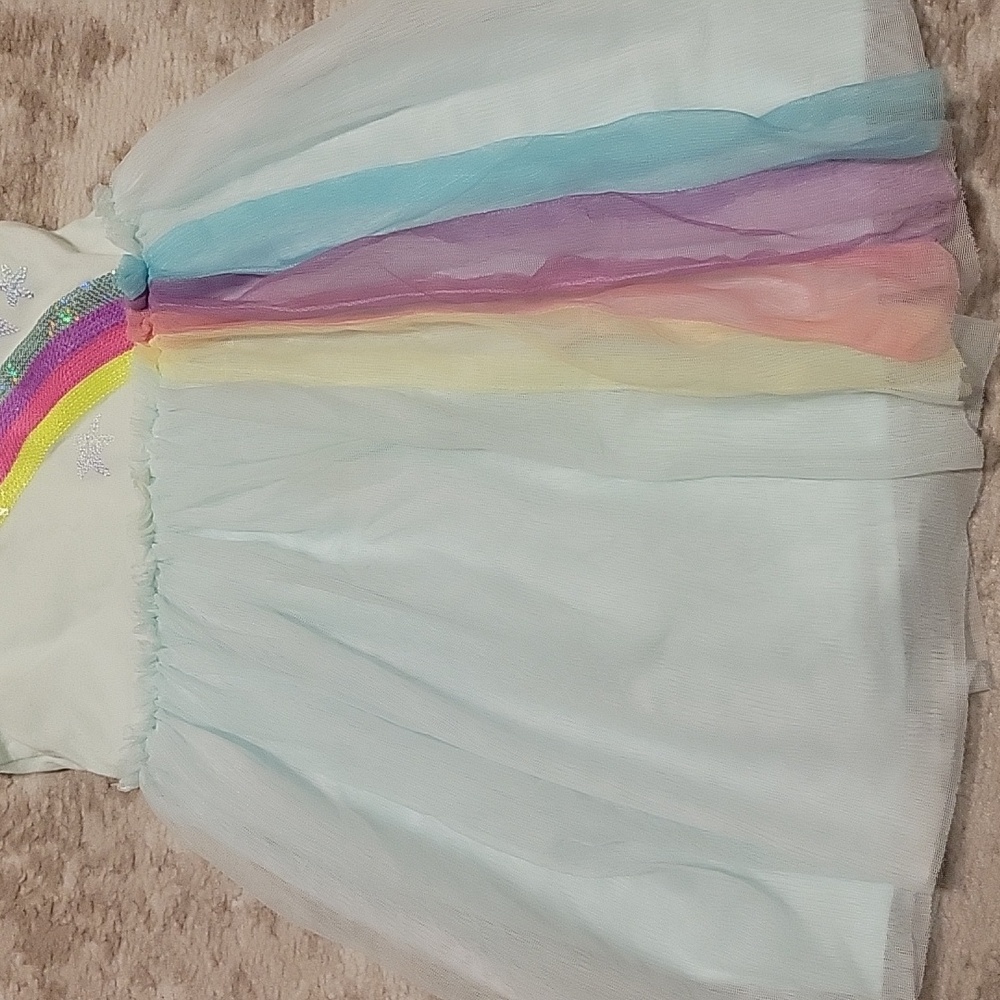 Cat & Jack Rainbow Tulle Dress - Picture 3 of 5
